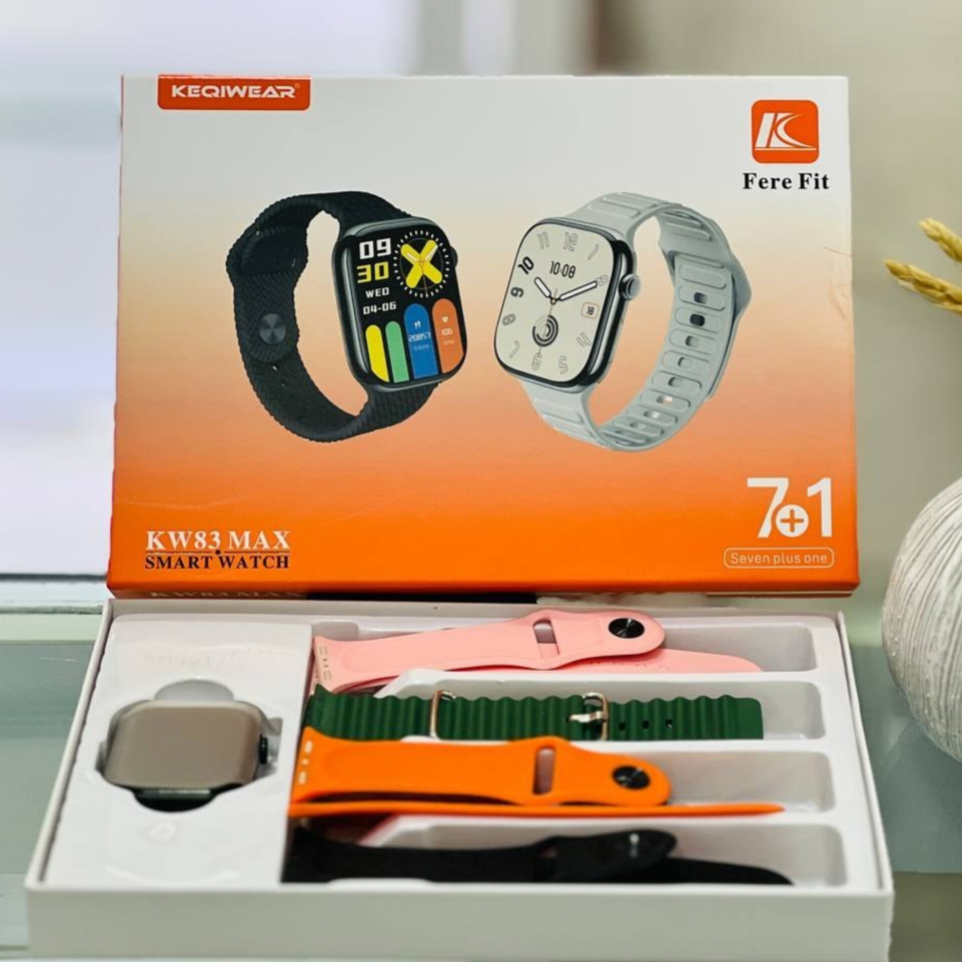 ساعت هوشمند 7بند Kwqiwear مدل KW Max
